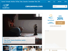 Tablet Screenshot of cancaonova.com