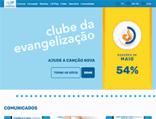 Tablet Screenshot of clube.cancaonova.com