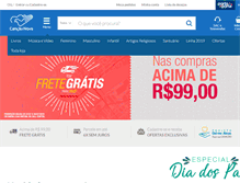 Tablet Screenshot of loja.cancaonova.com